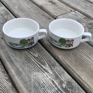 Vintage Campbell’s Soup Bowls Set of 2 Retro